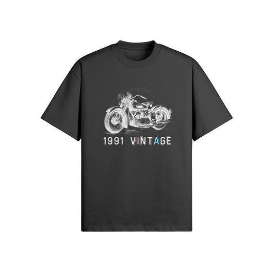 Oversized 1991 Vintage Motorcycle tee