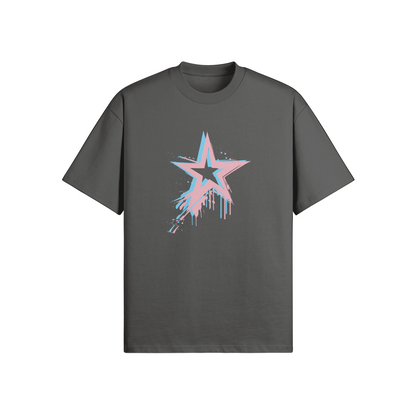 Star Drip Oversized Tee