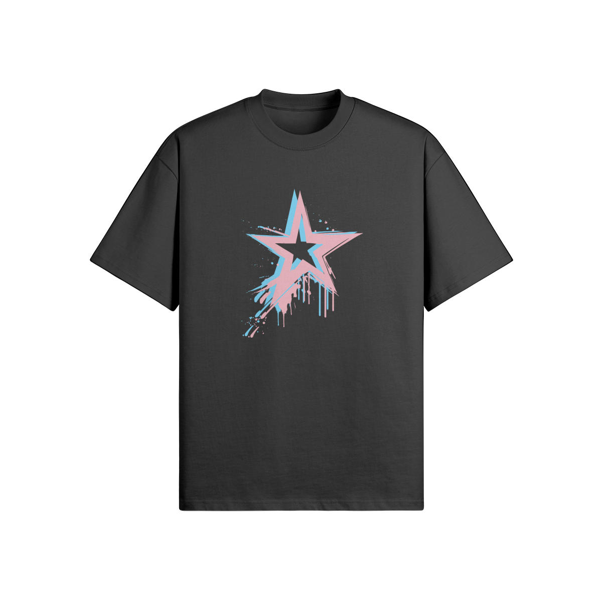 Star Drip Oversized Tee