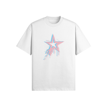 Star Drip Oversized Tee