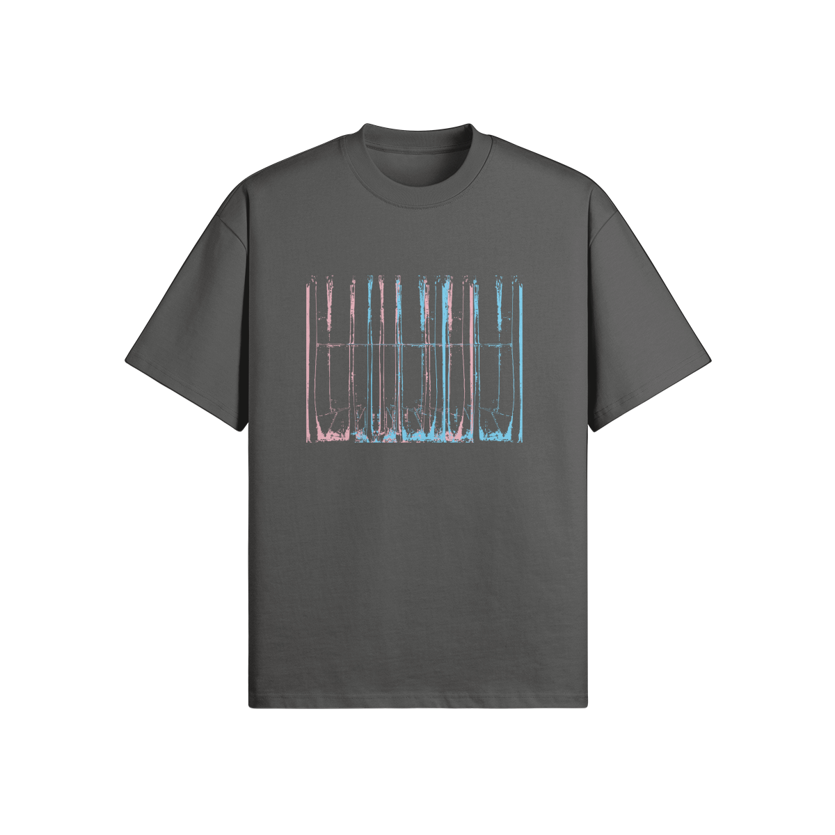 Barcode Tee - Oversized