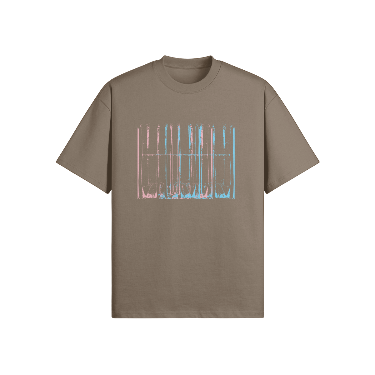 Barcode Tee - Oversized