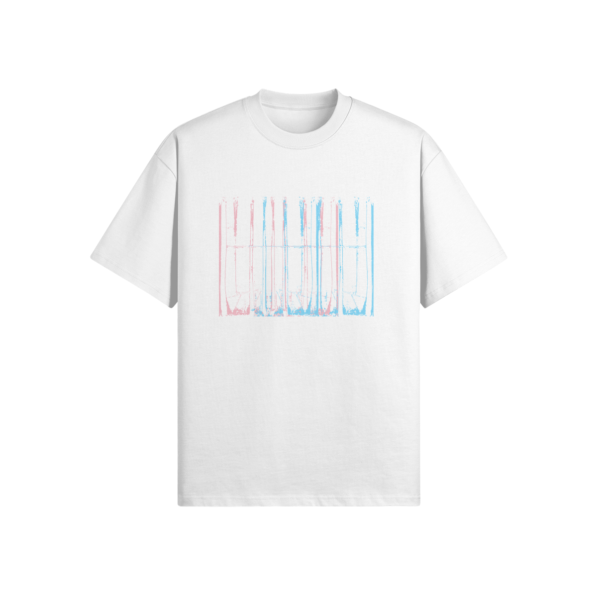 Barcode Tee - Oversized