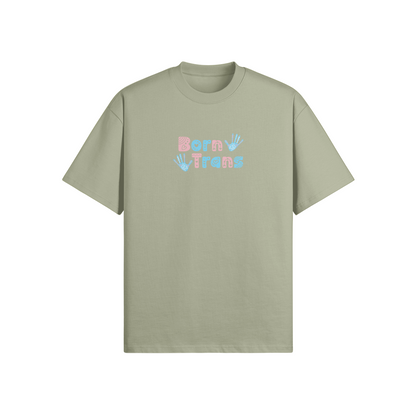 Born Trans Hand Print Tee