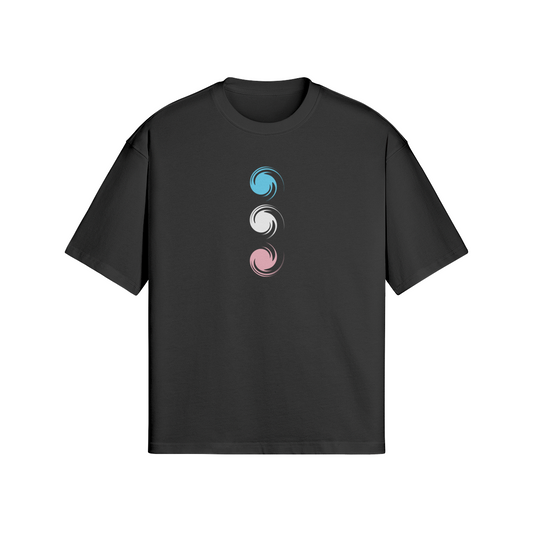 Trans Flag Swirl Tee